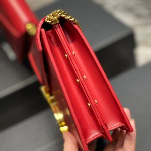 CASSANDRA 22 CHAIN BAG RED CALFSKIN