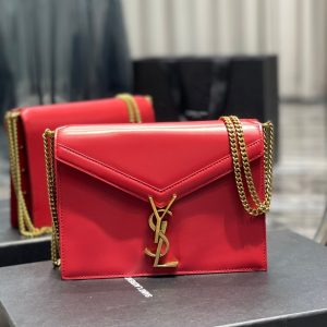 CASSANDRA 22 CHAIN BAG RED CALFSKIN