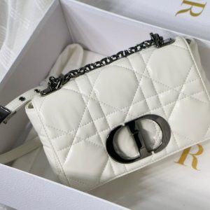 20211010_i1633842202_9143_0_jpg SMALL CARO BAG 20 WHITE CALFSKIN BLACK HARDWARE