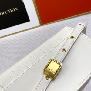 MINI BOBBY EAST-WEST 20 BAG IN WHITE CALFSKIN