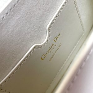 MINI BOBBY EAST-WEST 20 BAG IN WHITE CALFSKIN