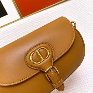 MINI BOBBY EAST-WEST 20 BAG IN CHOCOLATE BROWN CALFSKIN