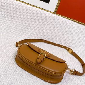 MINI BOBBY EAST-WEST 20 BAG IN CHOCOLATE BROWN CALFSKIN