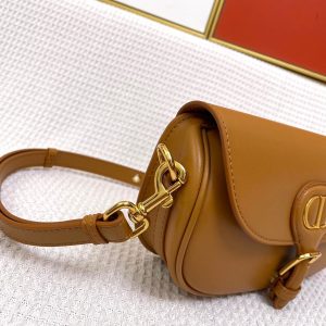 MINI BOBBY EAST-WEST 20 BAG IN CHOCOLATE BROWN CALFSKIN