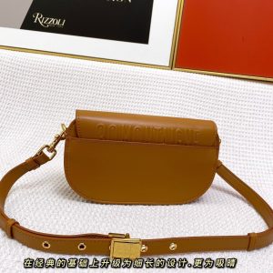 MINI BOBBY EAST-WEST 20 BAG IN CHOCOLATE BROWN CALFSKIN
