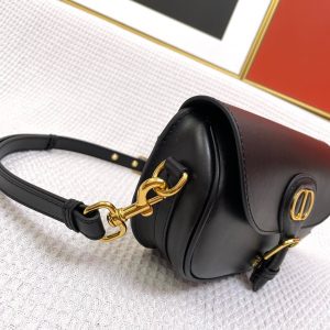 MINI BOBBY EAST-WEST 20 BAG IN BLACK CALFSKIN