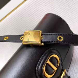 MINI BOBBY EAST-WEST 20 BAG IN BLACK CALFSKIN