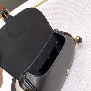 MINI BOBBY EAST-WEST 20 BAG IN BLACK CALFSKIN