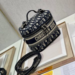 CROSSBODY MINI 18 VANITY CASE IN BLACK MONOGRAM OBLIQUE JACQUARD