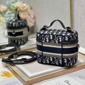 CROSSBODY MINI 18 VANITY CASE IN BLACK MONOGRAM OBLIQUE JACQUARD