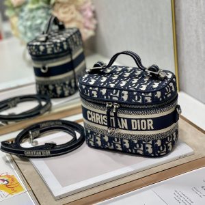 CROSSBODY MINI 18 VANITY CASE IN BLACK MONOGRAM OBLIQUE JACQUARD