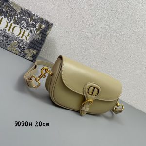 MINI BOBBY EAST-WEST 20 BAG IN BEIGE CREAM CALFSKIN