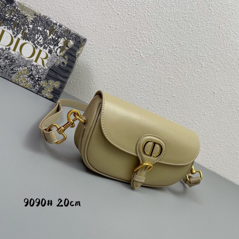 MINI BOBBY EAST-WEST 20 BAG IN BEIGE CREAM CALFSKIN