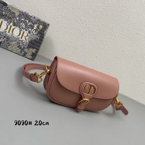 MINI BOBBY EAST-WEST 20 BAG IN ROSE PINK CALFSKIN