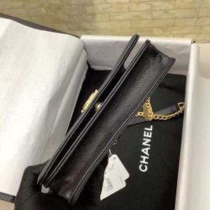 cc leboy woc 19cm black quilted caviar gold hardware