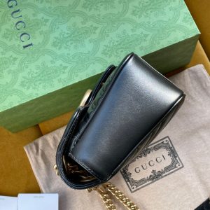 20211208_i1638961462_425_2_jpg GG MARMONT MATELASSÉ LARGE 26 BAG BLACK CALFSKIN