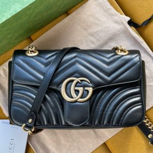 20211208_i1638961462_574_0_jpg GG MARMONT MATELASSÉ LARGE 26 BAG BLACK CALFSKIN