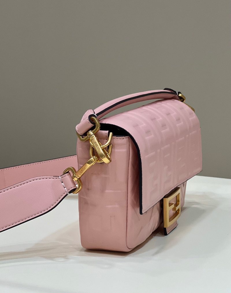 Baguette 27cm Pink Lambskin Gold Hardware