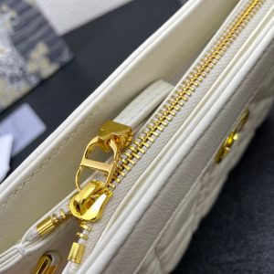 20220403_i1648916173_878_4_jpg CARO POUCH 19 BAG IN WHITE CALFSKIN