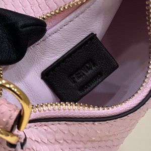 FendiIGRAPHY MINI 16 BAG IN LIGHT PINK CALFSKIN GOLD HARDWARE
