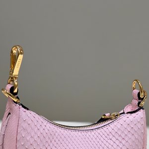 FendiIGRAPHY MINI 16 BAG IN LIGHT PINK CALFSKIN GOLD HARDWARE