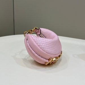 FendiIGRAPHY MINI 16 BAG IN LIGHT PINK CALFSKIN GOLD HARDWARE