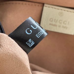 GG OPHIDIA 24 TOTE IN BEIGE CANVAS AND WHITE CALFSKIN