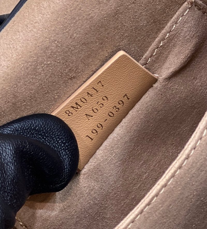 FendiI KANI 19 BAG IN BLACK MIX CHOCOLATE BROWN CALFSKIN WITH GOLD HARDWARE