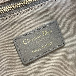 cd large caro daily beige calfskin pouch