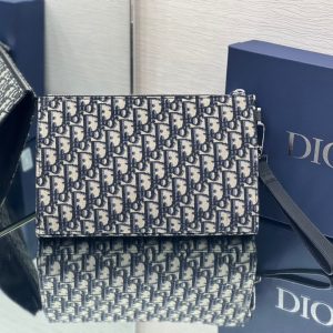 SADDLE 28 BAG IN BLUE OBLIQUE JACQUARD