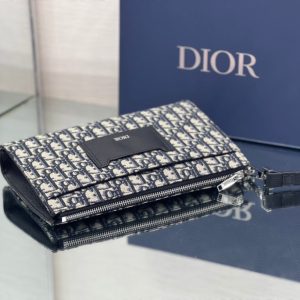 SADDLE 28 BAG IN BLUE OBLIQUE JACQUARD