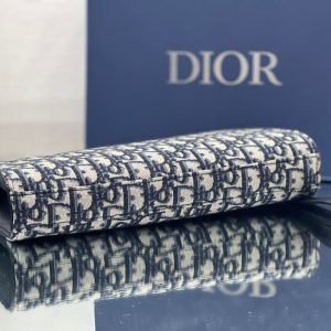 SADDLE 28 BAG IN BLUE OBLIQUE JACQUARD