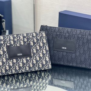 SADDLE 28 BAG IN BLUE OBLIQUE JACQUARD