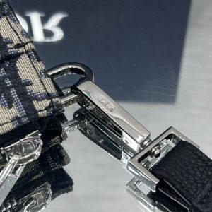 SADDLE 28 BAG IN BLUE OBLIQUE JACQUARD