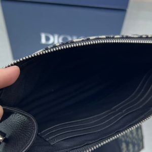 SADDLE 28 BAG IN BLUE OBLIQUE JACQUARD