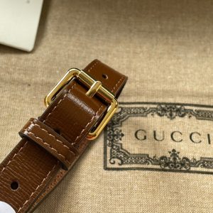 BAG WITH INTERLOCKING G 22 IN BEIGE EBONY CANVAS AND BROWN CALFSKIN TRIM