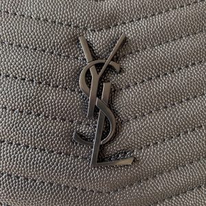 LOU MINI CAMERA BAG 19 IN BLACK CAVIAR PATTERN CALFSKIN BLACK HARDWARE