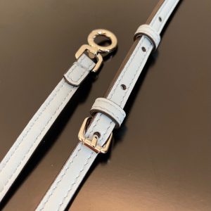 FendiI PEEKABOO ISEEU MICRO 12 BAG IN LIGHT BLUE CALFSKIN WITH GOLD HARDWARE