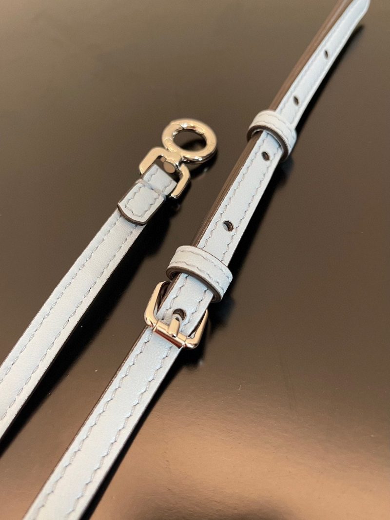 FendiI PEEKABOO ISEEU MICRO 12 BAG IN LIGHT BLUE CALFSKIN WITH GOLD HARDWARE