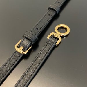 FendiI PEEKABOO ISEEU MICRO 12 BAG IN BLACK CALFSKIN WITH GOLD HARDWARE