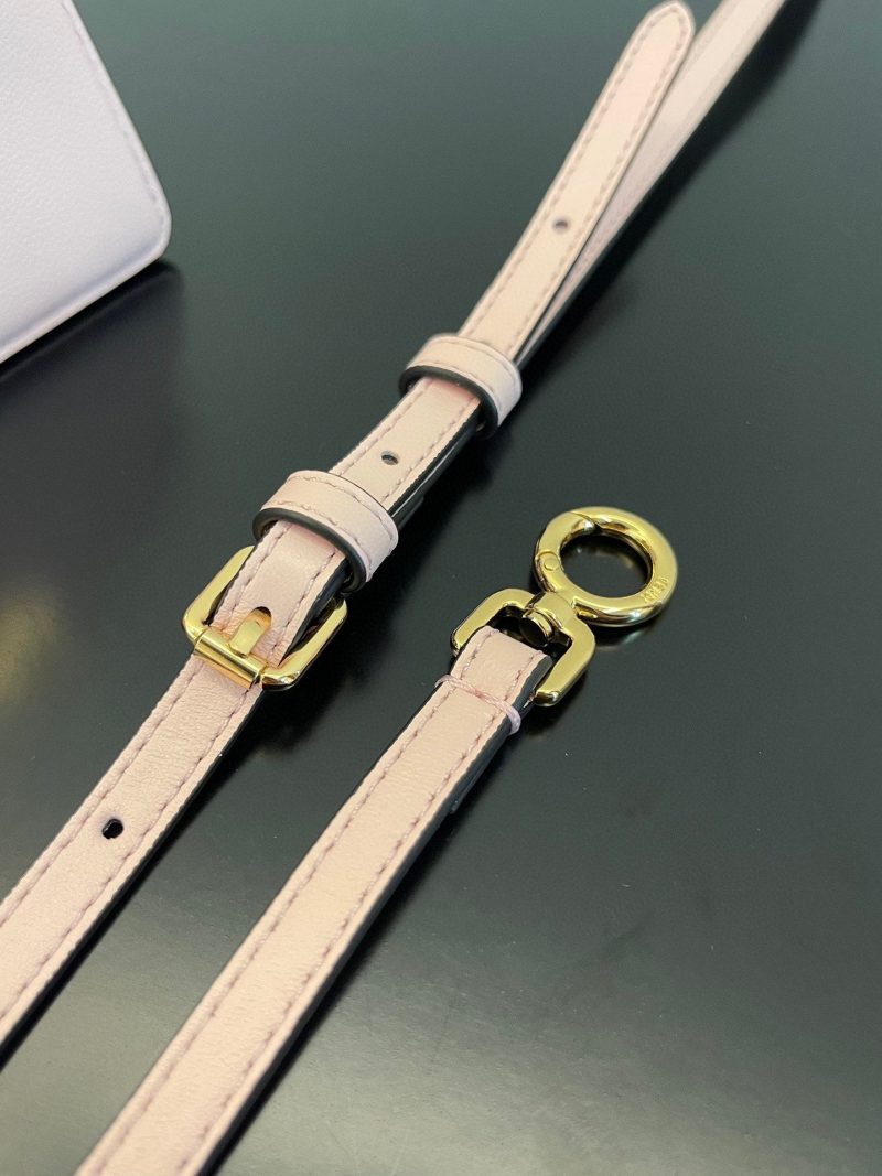 FendiI PEEKABOO ISEEU MICRO 12 BAG IN LIGHT PINK CALFSKIN WITH GOLD HARDWARE