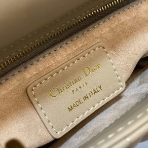 mini lady 17 camel lambskin