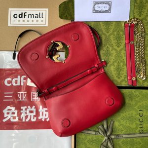 20220617_i1655445099_5196_6_jpg BLONDIE SHOULDER BAG 28 IN RED LAMBSKIN GOLD HARDWARE