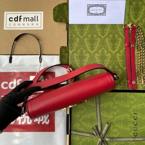 20220617_i1655445099_7285_2_jpg BLONDIE SHOULDER BAG 28 IN RED LAMBSKIN GOLD HARDWARE