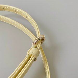 MICRO LADY 12 BAG IN LIGHT YELLOW LAMBSKIN