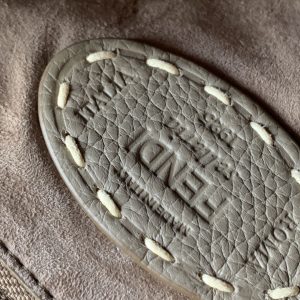 Peekaboo Mini Selleria Bag 23cm brown leather shw with 220 hand-sewn stitches