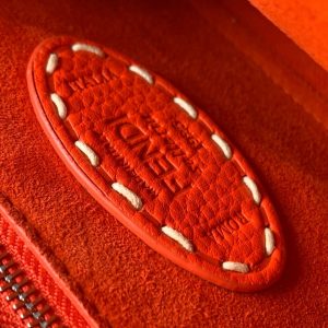 Peekaboo Mini Selleria Bag 23cm red leather shw with 220 hand-sewn stitches