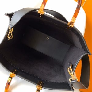 Fendi Sunshine Medium Bag 35 Black Leather