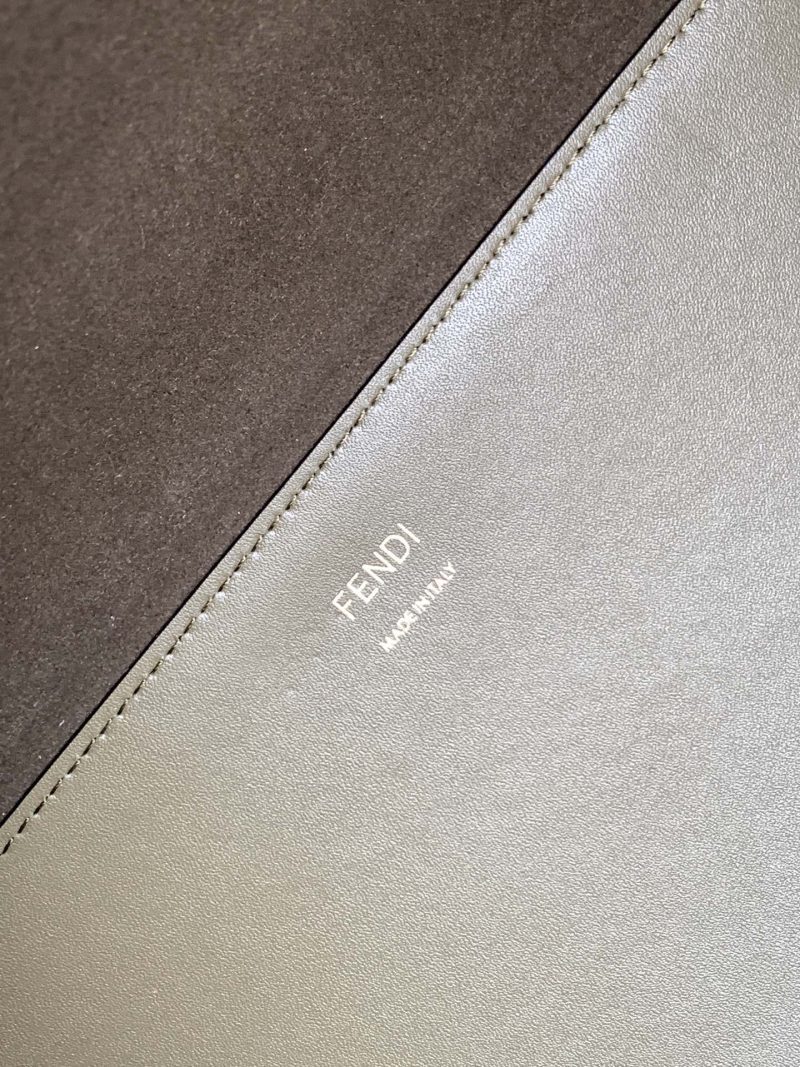 Fendi Sunshine Medium Bag 35 Olive Leather