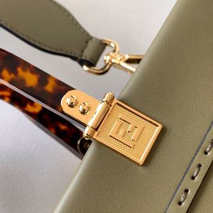 Fendi Sunshine Medium Bag 35 Olive Leather